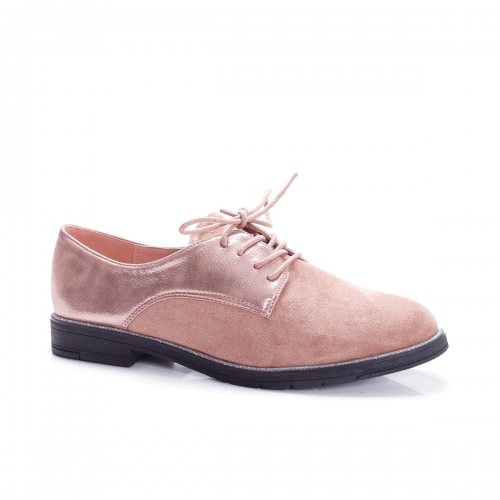 Pantofi Juki roz tip Oxford pentru Office sau zi