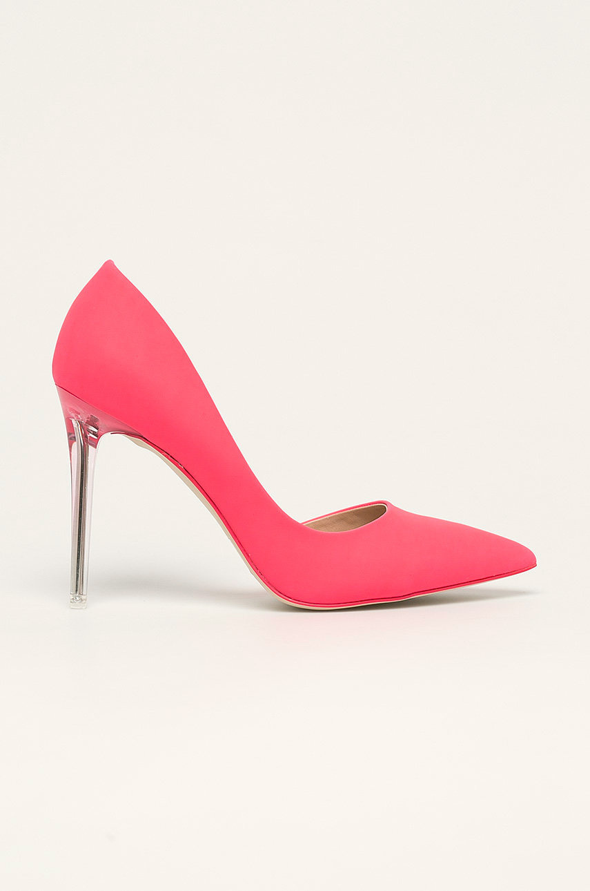 Pantofi dama roz aprins cu toc subtire si calcai intarit Call It Spring din material sintetic Cod PPYK-OBD28L_43X